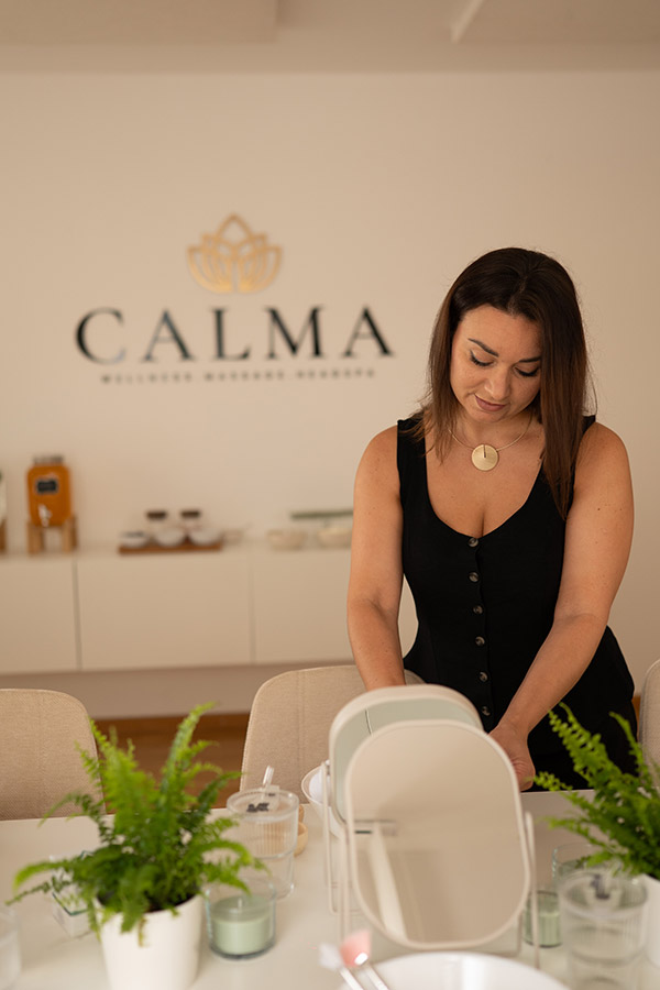 Katja im Massagestudio CALMA in Straubing